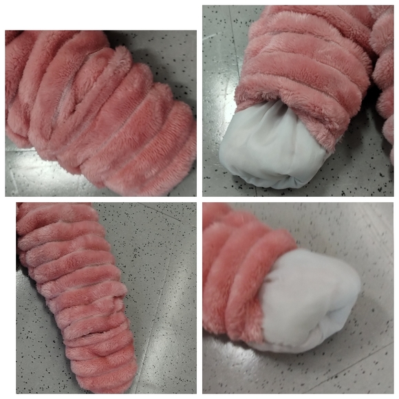 Koala Baby 1-Piece Plush Hooded Pram Suit Fleece Jumper, Pink 12-18 M - Picture 7 of 11